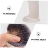 Ipetboom Men's Shaving Brush Beard Trimming Kit Shave Brush Stand Gentle Massage Stand Hair Duster view 3