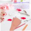 Baluue 10pcs Manicure Pedicure Scissors Nail Care Scissor Holder Bag Pu Material Easy to Carry for Home Salon view 4
