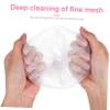 MERRYHAPY 3pcs Net for Soap Face Wash Holder Cleanser Easy to Use Sturdy Pe Material Drawstring Design Space-Saving Storage view 3