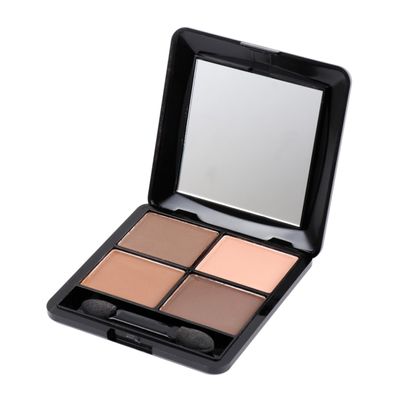 Beatifufu Colors Matte Eyeshadow Palette with Mirror Sponge Elegant Brown Eyeshadow Makeup for Parties Weddings and Everyday Use Long-lasting Silky Shine Formula