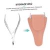 Baluue 20pcs Professional Manicure Nail Tool Pouch Cuticle Scissors Bag Storage Holder for Nail Care view 4