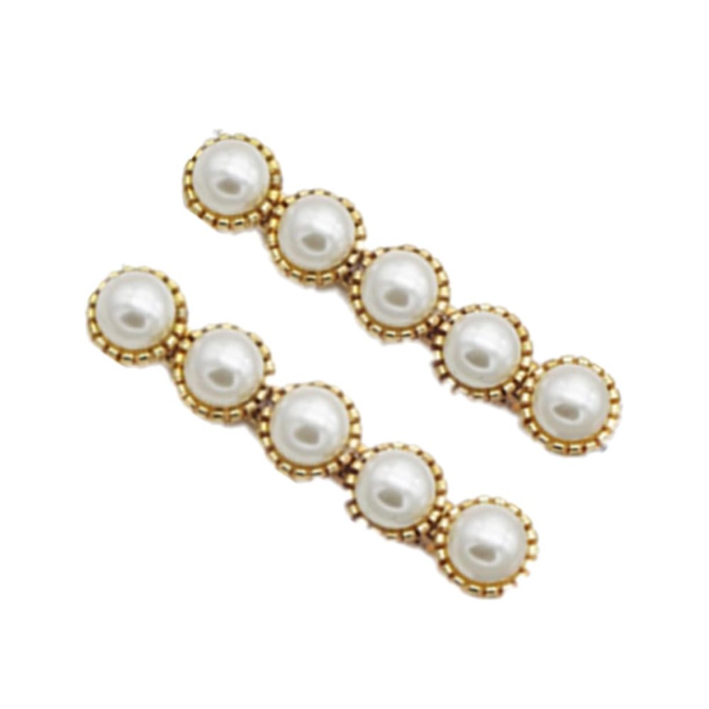 Beatifufu 2pcs Faux Flower Hair Clips for Women Elegant Barrettes for Weddings Bridal Accessories Stylish Hair for Girls and Attractive Design