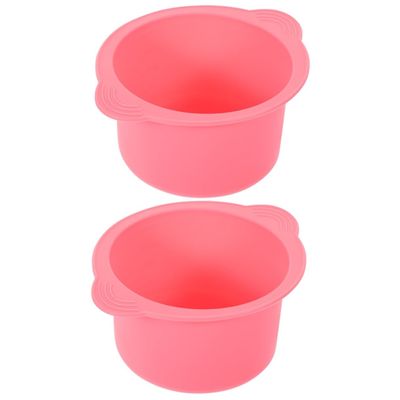 SOESFOUFU 2pcs Hair Removal Wax Warmer Bowl Silicone Replacement Liner for Face Hair Removal