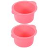 SOESFOUFU 2pcs Hair Removal Wax Warmer Bowl Silicone Replacement Liner for Face Hair Removal view 1