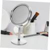 Beatifufu 360degree Rotating Double-Sided Makeup Mirror with Magnification Stand for Stability Round Design Random Color for Vanity Travel view 2