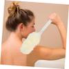 Anneome 2pcs Exfoliating Bath Brush Handle Back Scrubber for Men Soft Pe Body Scrub Brush Comfortable Skin Care for Daily Bathing and Relaxation view 3