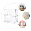 BUGUUYO 2pcs Cosmetics Organizer Stackable Storage Racks Makeup Box Organizers Desktop Storage Boxes view 3