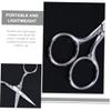 Beatifufu Complete Eyebrow Grooming Kit 6pcs Stainless Steel Scissors for Facial Hair Mini Scissors for Home view 4