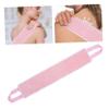 Baluue Flocking Back Lotion Applicator for Tanning Self Tanner Sunscreen Body Creams Pink Back Brush Straps view 2