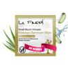 LA Fresh Snail Mucin Facial Cleansing Wet Wipes - Double-Action Travel Makeup Remover Wipes, Oil-free, Non-Greasy Wet Wipes, 25-Pack view 1