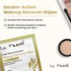LA Fresh Snail Mucin Facial Cleansing Wet Wipes - Double-Action Travel Makeup Remover Wipes, Oil-free, Non-Greasy Wet Wipes, 25-Pack view 2