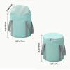 Large Collapsible Foot Bath Basin, Foldable Bucket Foot Soaking Bag, Portable Home Foot Spa Tub with Handle, Multifunctional Travel Foot Bath Bucket for Camping Finishing Storage Washing ,Pink view 2