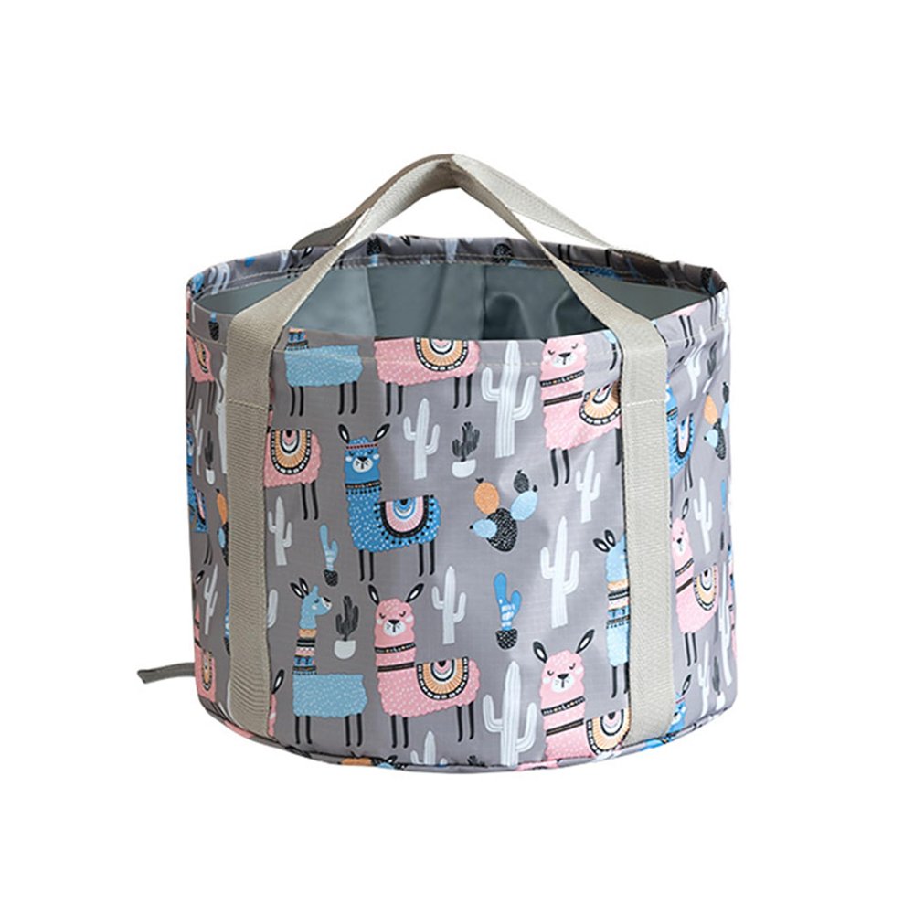 21L Pink Collapsible Foot Basin Tub Portable Soaking Feet Bath Bag Foldable Bucket with Handles Pedicure Foot Spa Tub for Travel Camping Outdoor Washing,Grey
