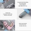 21L Pink Collapsible Foot Basin Tub Portable Soaking Feet Bath Bag Foldable Bucket with Handles Pedicure Foot Spa Tub for Travel Camping Outdoor Washing,Grey view 4