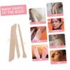 Ipetboom Smooth Wood Hair Removal Applicator 150pcs Wax Strips Kit Perfect for Facial Body Hair Removal view 2