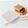 Baluue 3pcs Flax Soap Foaming Bags Portable Mesh Soap Storage Pouches for Bathing Convenient Drawstring for Travel and Exfoliating Shower Use view 4