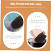Baluue Professional Doubleended Makeup Brush 2pcs Wooden Handle Blush Powder Brush Loose Powder Applicator Compact for Travel view 4