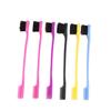 Beatifufu 4pcs Double-head Eyebrow Brush Comb Grooming Tool for Women Girls Smooth Polished Edges Gentle Material Dual Purpose Brush Comb Random Color view 1