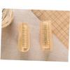 Anneome 5pcs Pig Mane Cleaning Brush Handle Walnut Nail Brush for Hand Washing Exfoliating Under Fingernails Lotus Wood Construction for Home Use view 4