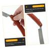 Wood Handle Straight Barber Razor Manual Shaving Tool for Men for Beard Sideburns and Hair Style Design view 3