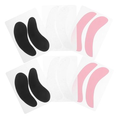 Beatifufu 6pairs Silicone Eyelash Lifting Pads Reusable Perming Tools for Stunning Curled Lashes Comfortable Eye Makeup Accessory for Professional and Home Use Options