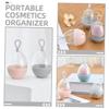 BUGUUYO 6pcs Beauty Egg Storage Box for Sponges Makeup Sponge Holder Travel Case Powder Puff Holder Makeup Accessory Storage Portable view 2