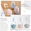 BUGUUYO 6pcs Beauty Egg Storage Box for Sponges Makeup Sponge Holder Travel Case Powder Puff Holder Makeup Accessory Storage Portable view 3