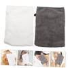Beatifufu 10pcs Makeup Gloves Soft Microfiber Face Cleaning Mitts for Exfoliating Daily Skin Care Comfortable and Skin-friendly Includes White and Gray-black Gloves view 2