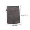 Beatifufu 10pcs Makeup Gloves Soft Microfiber Face Cleaning Mitts for Exfoliating Daily Skin Care Comfortable and Skin-friendly Includes White and Gray-black Gloves view 4