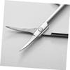 MERRYHAPY Stainless Scissors Kit Precision Grooming for Eyebrows and Eyelashes Resistant Comfortable Grip Rounded Tips for Safe Trimming Travel Accessory view 3