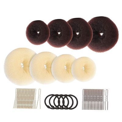 Beatifufu Hair Accessories for Girls Bun Holder for Hair Bun Makers Women Hairstyle Tool Donut