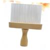 SOESFOUFU Wooden Handle Hair Salon Brush for Hair Cutting for Barber Shops and Home Use for Neck and Ear Dusting view 2
