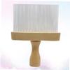 SOESFOUFU Wooden Handle Hair Salon Brush for Hair Cutting for Barber Shops and Home Use for Neck and Ear Dusting view 3