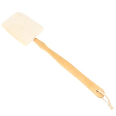 SOESFOUFU Loofah Bath Brush Long Handled Body Exfoliator Brush Shower Puff for Sponges Soft Bristles Comfortable Cleaning