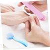 Anneome 4pcs Nail Cleaning Brush Ergonomic Brushes for Manicure Pedicure for Fingernail Toenail Care Lightweight Design for Easy Travel for Removing Dirt and Dust view 4