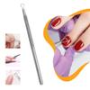 Cuticle Pusher Dual Sided Shaped Double Ended Cuticle Pusher Remover Cleaner Sharp Edge (Single) view 3