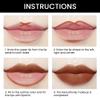 BINGBRUSH 3Pcs Double Ended Nude Dark Brown Velvet Matte Lip Liner and Lipstick Makeup Combo Set for Women,Lipliner 24 Hours Original Waterproof Long Lasting Lip Stains Pencil Kit Set view 4