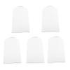 Anneome DIY Makeup Mirror Accessories 5pcs Acrylic Irregular Shaped Silver Decor Mirror view 1