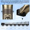 Hatteker Men's Beard Trimmer Professional Cordless Hair Clipper Barber Clipper Shaver Detail Trimmer for Men Waterproof 4 in 1 view 4