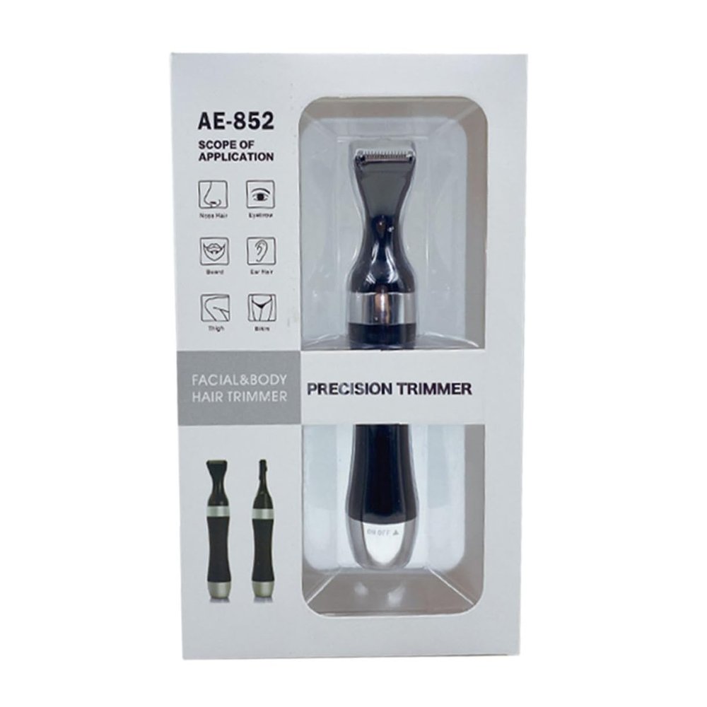 SOESFOUFU Electric Eyebrow Trimmer for Women Men Painless Hair Removal Device Double Hair Trimmer for Face Nose Beard Ear Leg Bikini