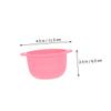 Beatifufu 4pcs Silicone Wax Melting Bowls Non-stick Folding Containers for Hair Removal Beauty Care Random Colors for Hard Wax Beans and Easy Cleaning view 4
