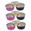 NOLITOY 6pcs Aluminum Wax Melting Bowls High Temperature Resistant Simple Design for Hair Removal and Beauty Care Reusable Wax Bowls for Waxing Supplies Convenient and Portable view 1