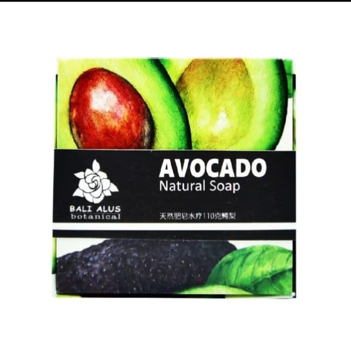 Bali Alus Natural Bar Soap SPA Avocado, 110 gram (Pack of 2)