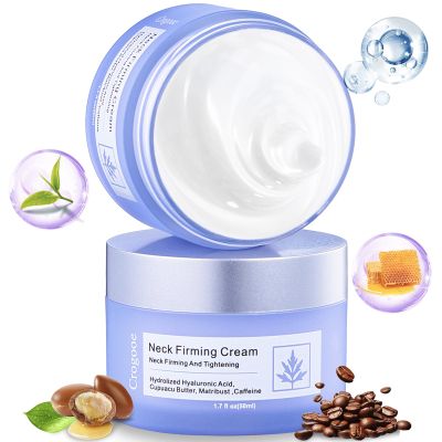 APLEFBE Neck Firming Cream : [Anti-Aging] [High Hydrating] Neck Creams for Tightening and Firming for Neck Lifting Wrinkle Reduction Sagging Skin for All Skin Types, 1.7 Fl Oz, 2 Pack