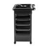 Salon Beauty Rolling Trolley Cart, 5 Layer Hair Salon Storage Cabinet Barber Organizer Tool with 5 Drawers Space Saving Rolling with 4 Wheels Beauty Cart for Hair Stylist view 4