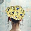 Sigma 1922 Gamma Rho SGR Yellow Shower Cap for Men & Women With Braids, Locs, Afro, Coily, and Long Hair, Waterproof, Washable, Reusable & Adjustable, Great for Home, Spa, Self Care, Hotel & Salon view 3