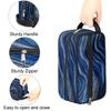 Ourtheme Travel Toiletry Bag for Women Men, Art Dots Pattern Foldable Dopp Kit Water Resistant Shaving Bag for Toiletries Cosmetics Traveling Organizer view 3