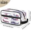 Ourtheme Travel Toiletry Bag for Women Men, Aircraft Pattern Foldable Dopp Kit Water Resistant Shaving Bag for Toiletries Cosmetics Traveling Organizer view 2