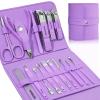 16 Pieces Stainless Steel Nail Care Tool Beauty Set Professional Nail Clipper Pedicure Set Suitable for Thick Nails view 1