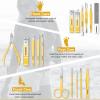 16 Pieces Stainless Steel Nail Care Tool Beauty Set Professional Nail Clipper Pedicure Set Suitable for Thick Nails view 2